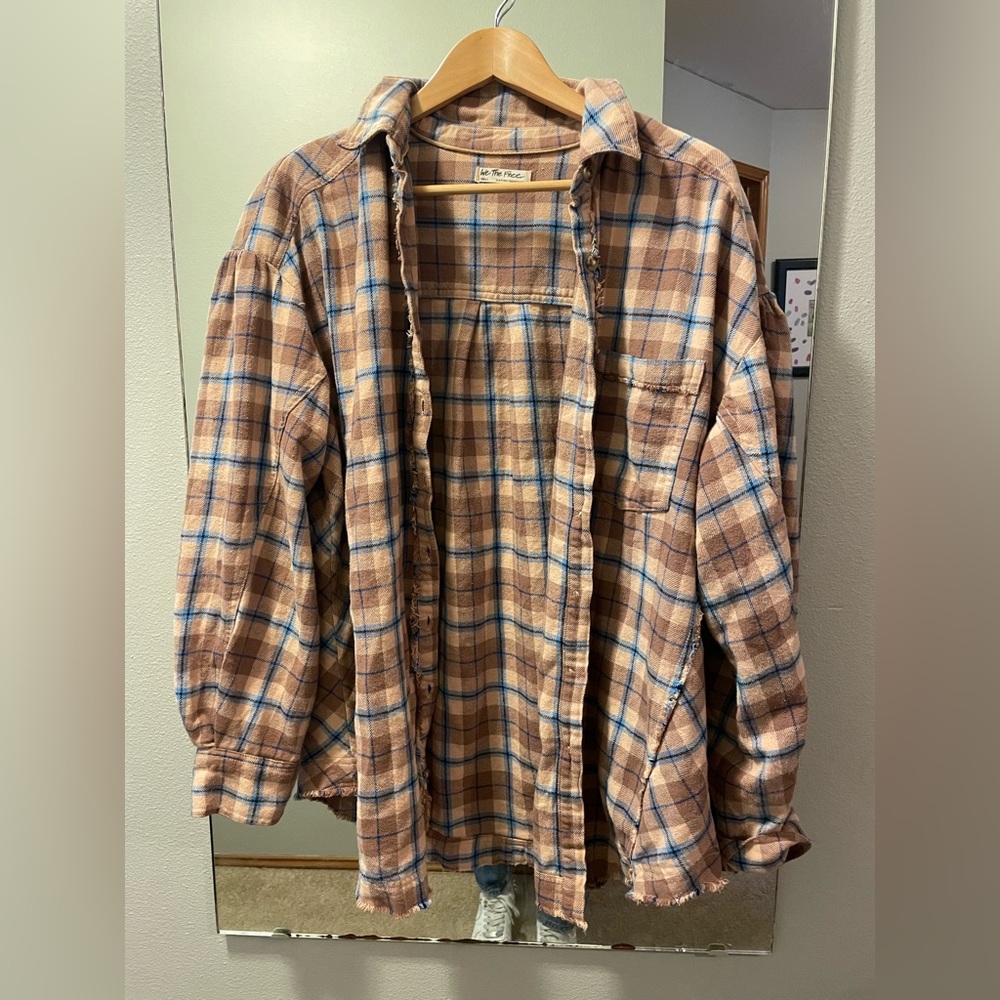 Free People We The Free plaid flannel